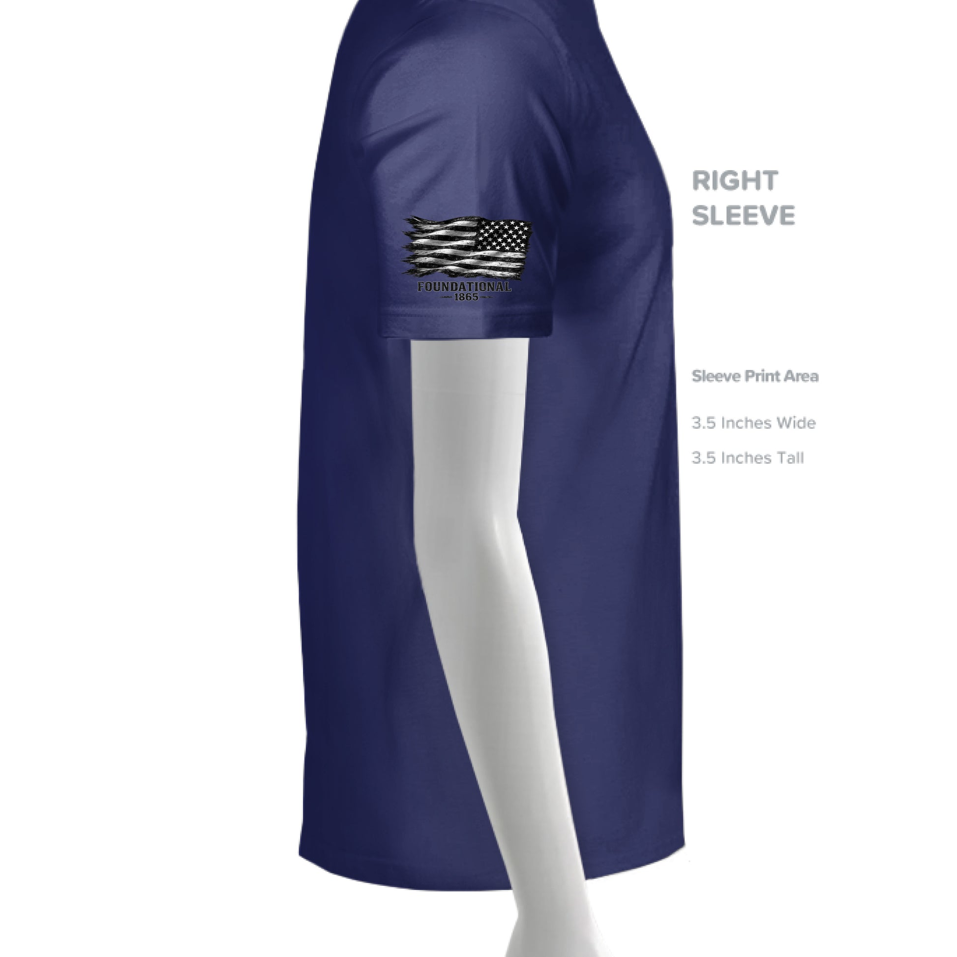Navy/Gold - SLEEVE_RIGHT