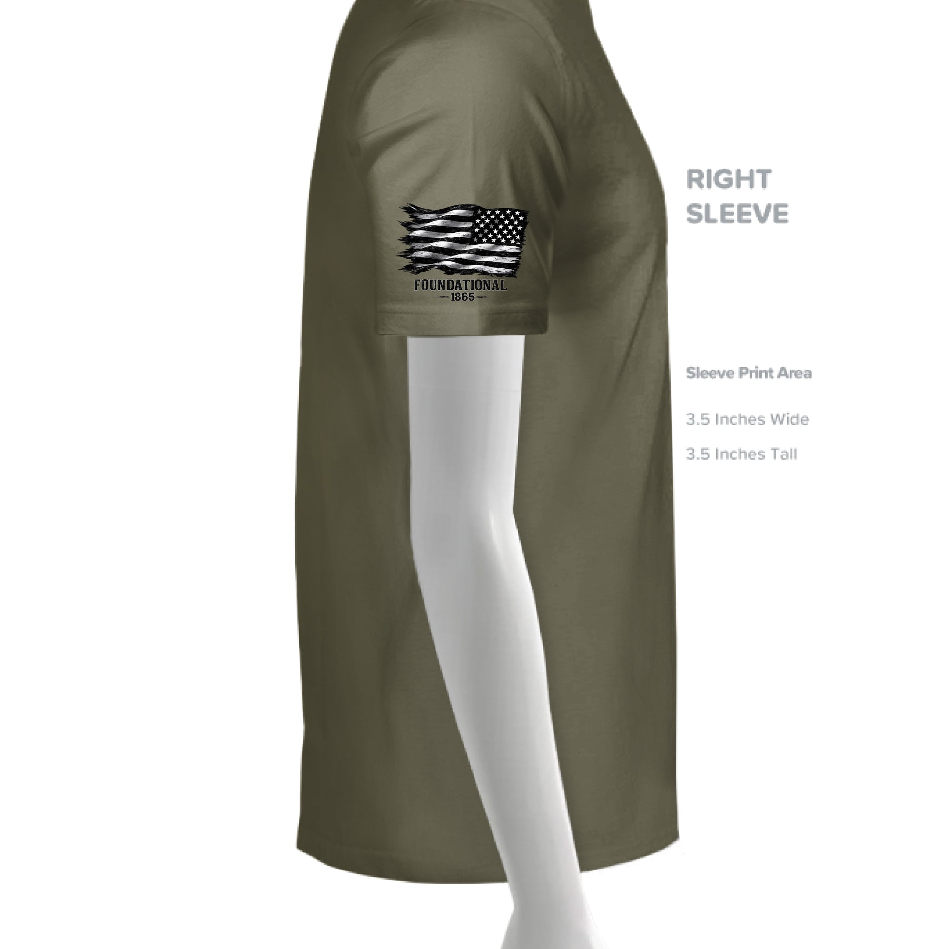 Olive Drab Green - SLEEVE_RIGHT