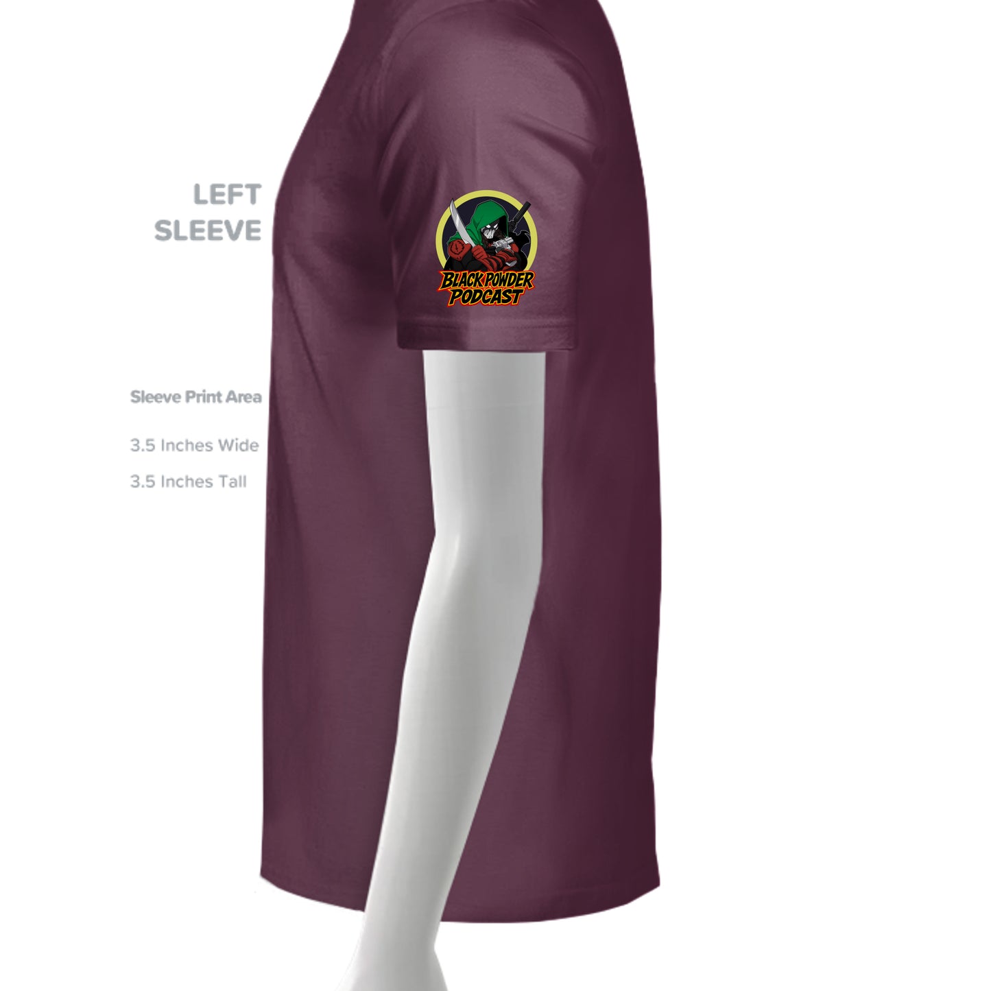 Maroon - 3000 - SLEEVE_LEFT
