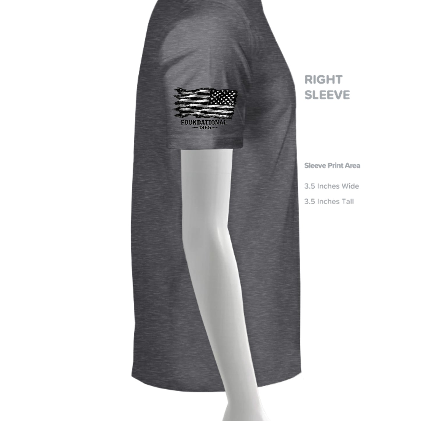 Heather Dark Grey - 3000 - SLEEVE_RIGHT