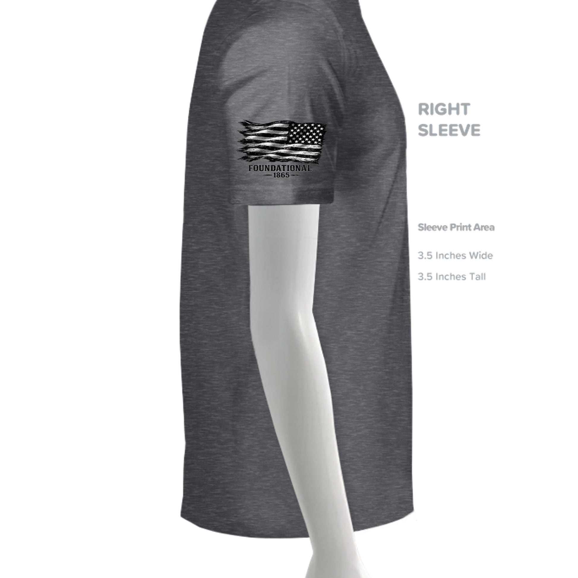 Heather Dark Grey - 3000 - SLEEVE_RIGHT