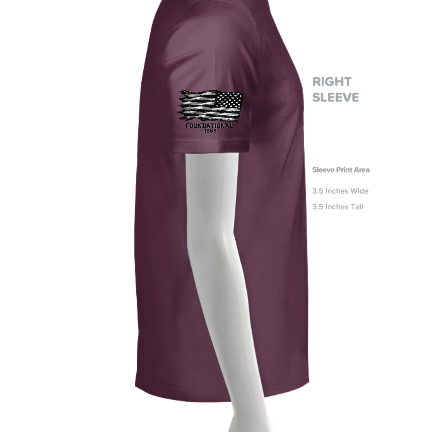 Maroon - 3000 - SLEEVE_RIGHT